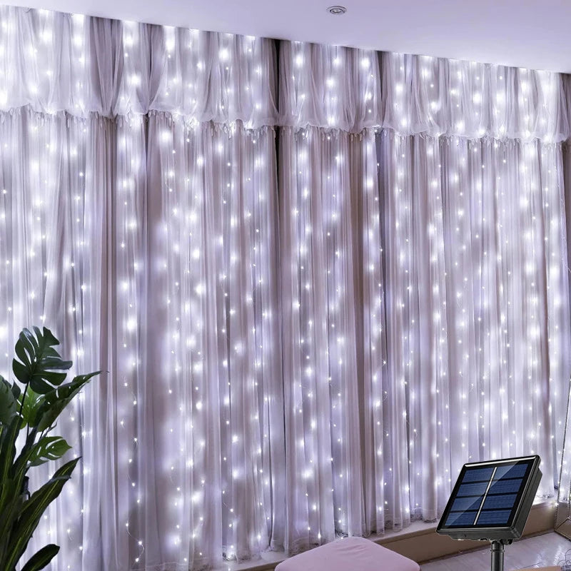CowLost | product_id-solar-led-copper-wire-curtain-fairy-string-lights-for-outdoor-garden-wedding-party-decor |21