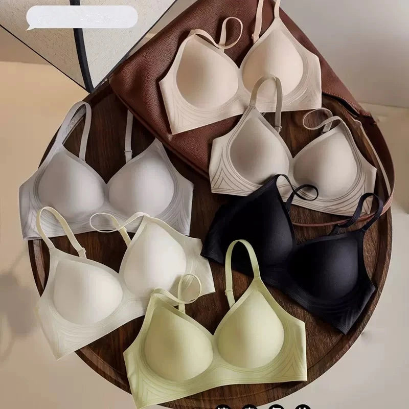 CowLost | product_id-breathable-seamless-wire-free-thin-bra-for-small-chest-women-anti-sagging-gathered-sexy |1