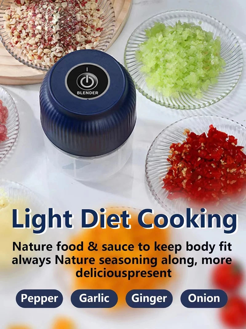 CowLost | garlic-product_id-250ml-mini-wireless-usb-rechargeable-electric-garlic-vegetable-chopper |7