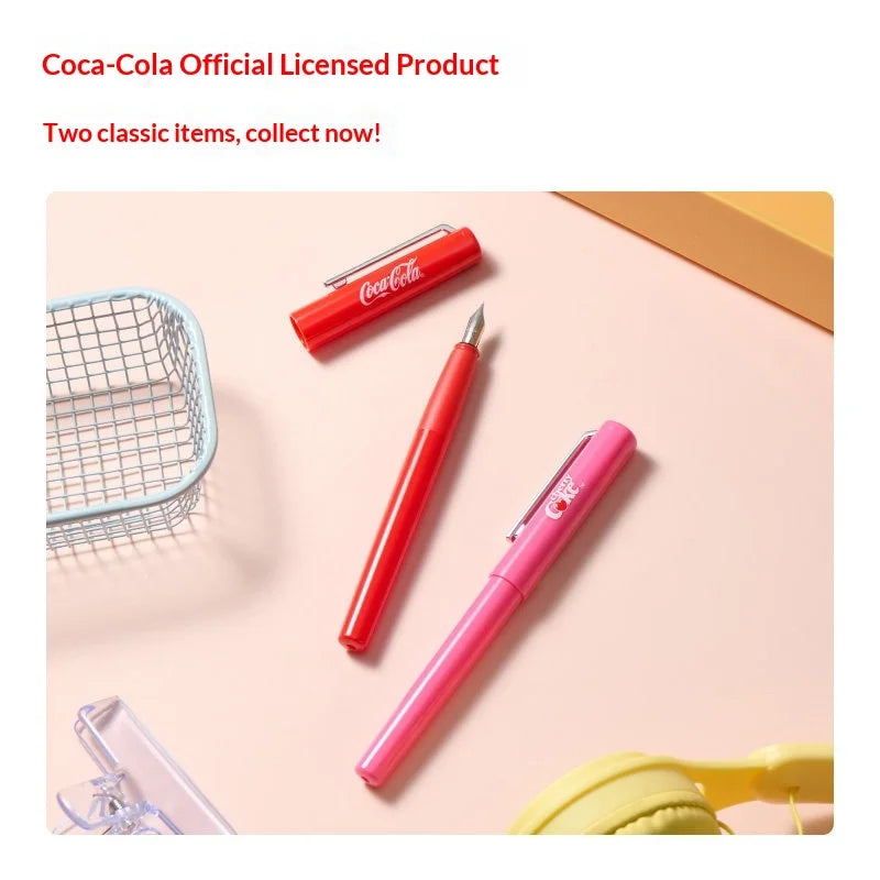 CowLost | product_id-kaco-retro-coca-cola-mellow-fountain-pen-extra-fine-0-38mm-with-built-in-cartridge |3