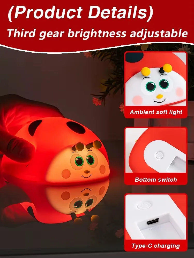 CowLost | product_id-kfvc-rechargeable-touch-control-ladybug-silicone-night-light-for-nursery |19