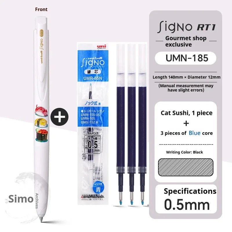 CowLost | product_id-japan-uni-mitsubishi-umn-185-food-museum-collab-0-5mm-gel-pen-ultra-smooth-for-school-collectors-gift |48