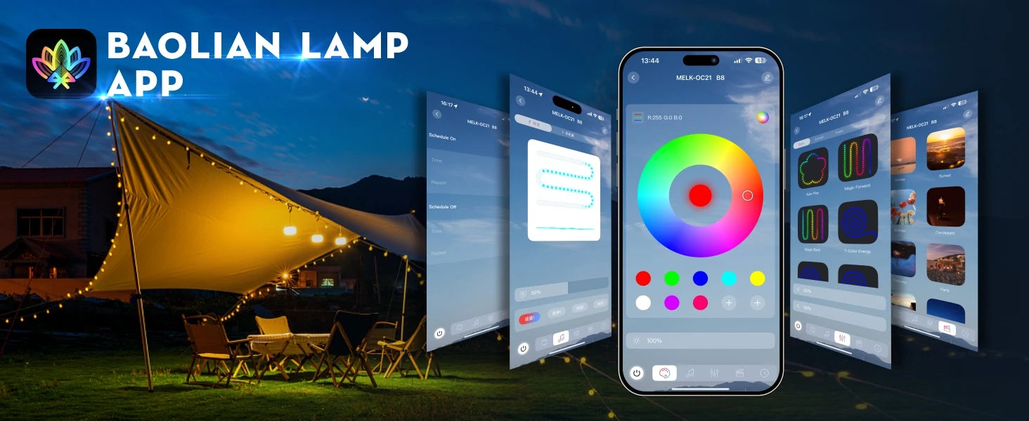 CowLost | product_id-kfvc-usb-rechargeable-waterproof-rgb-led-camping-string-lights-with-smart-app-control |8