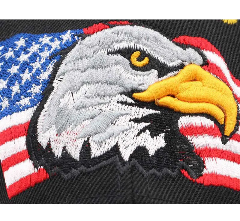 CowLost | mens-animal-baseball-cap-patriotic-bald-eagle-and-american-flag-snapback-caps |24