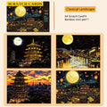 CowLost | product_id-4-pcs-a4-diy-scratch-painting-set-urban-landscapes-character-illustrations |21