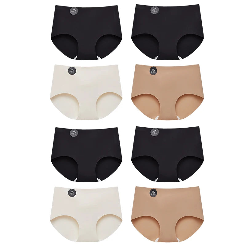 CowLost | product_id-fallsweet-8pcs-seamless-ultra-thin-high-elastic-mulberry-silk-panties-for-women-m-2xl |10
