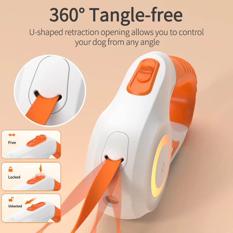 CowLost | dog-diapers-rojeco-5m-led-retractable-dog-leash-with-light-straps |6