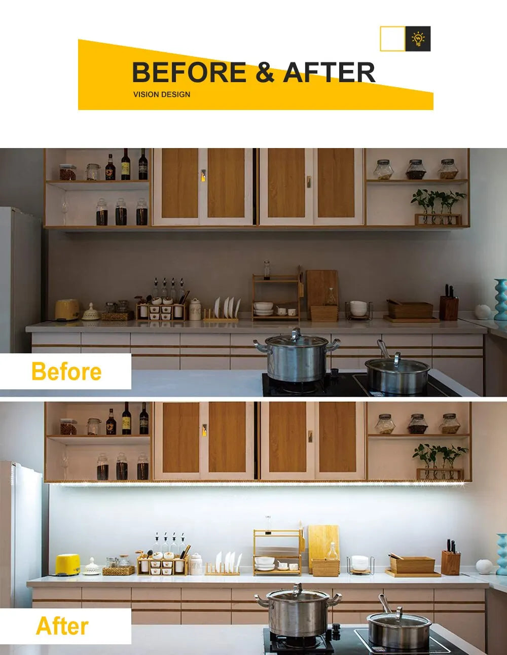 CowLost | tv-led-backlight-strips-bars-product_id-1-5m-usb-5v-led-strip-light-60-leds-m-gesture-control-dimmable-night-backlight-for-tv-kitchen-cabinet |9