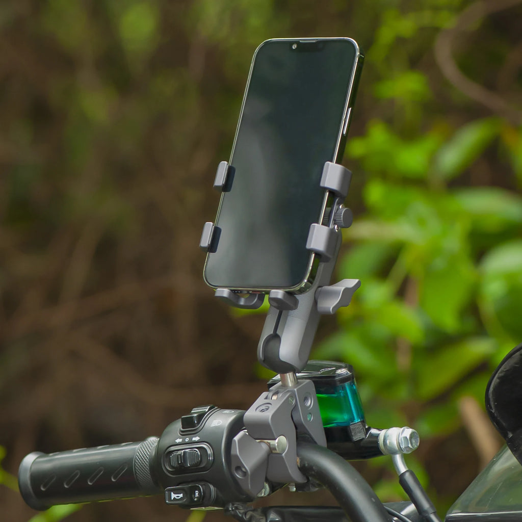 CowLost | product_id-fanaue-aluminum-motorcycle-phone-mount-with-vibration-dampener-for-atv-utv-scooter-handlebars |7