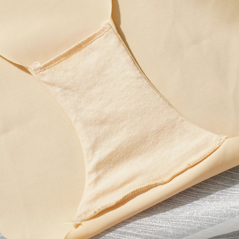 CowLost | s-2xl-womens-seamless-panties-ice-silk-solid-underwear |5