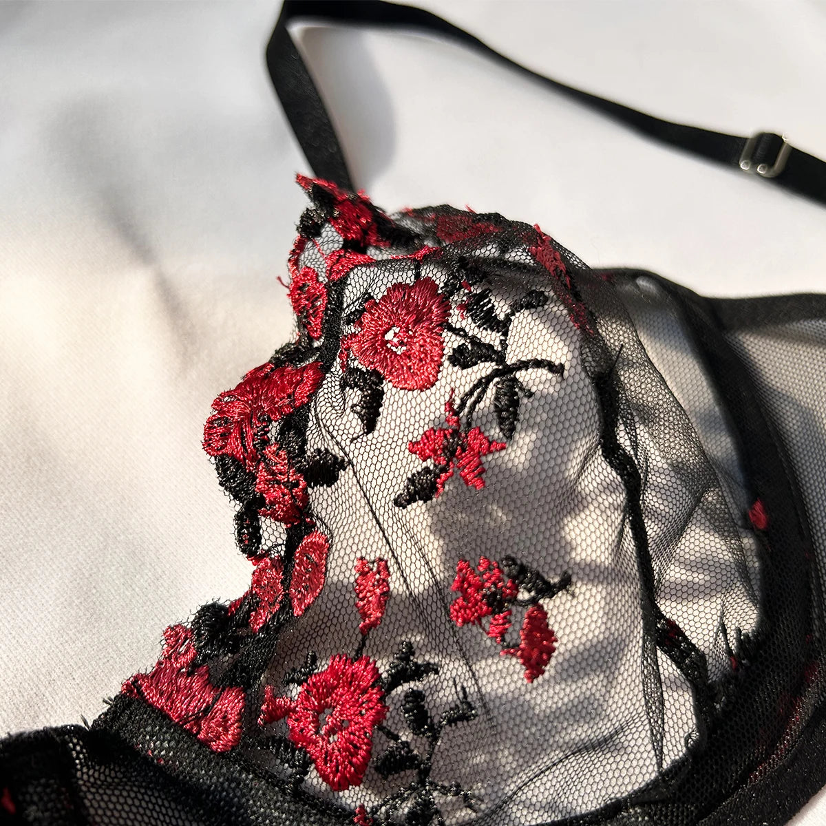 CowLost | sexy-lingerie-fancy-lace-eroticÑƒ-set-woman-2-pieces-transparent |4