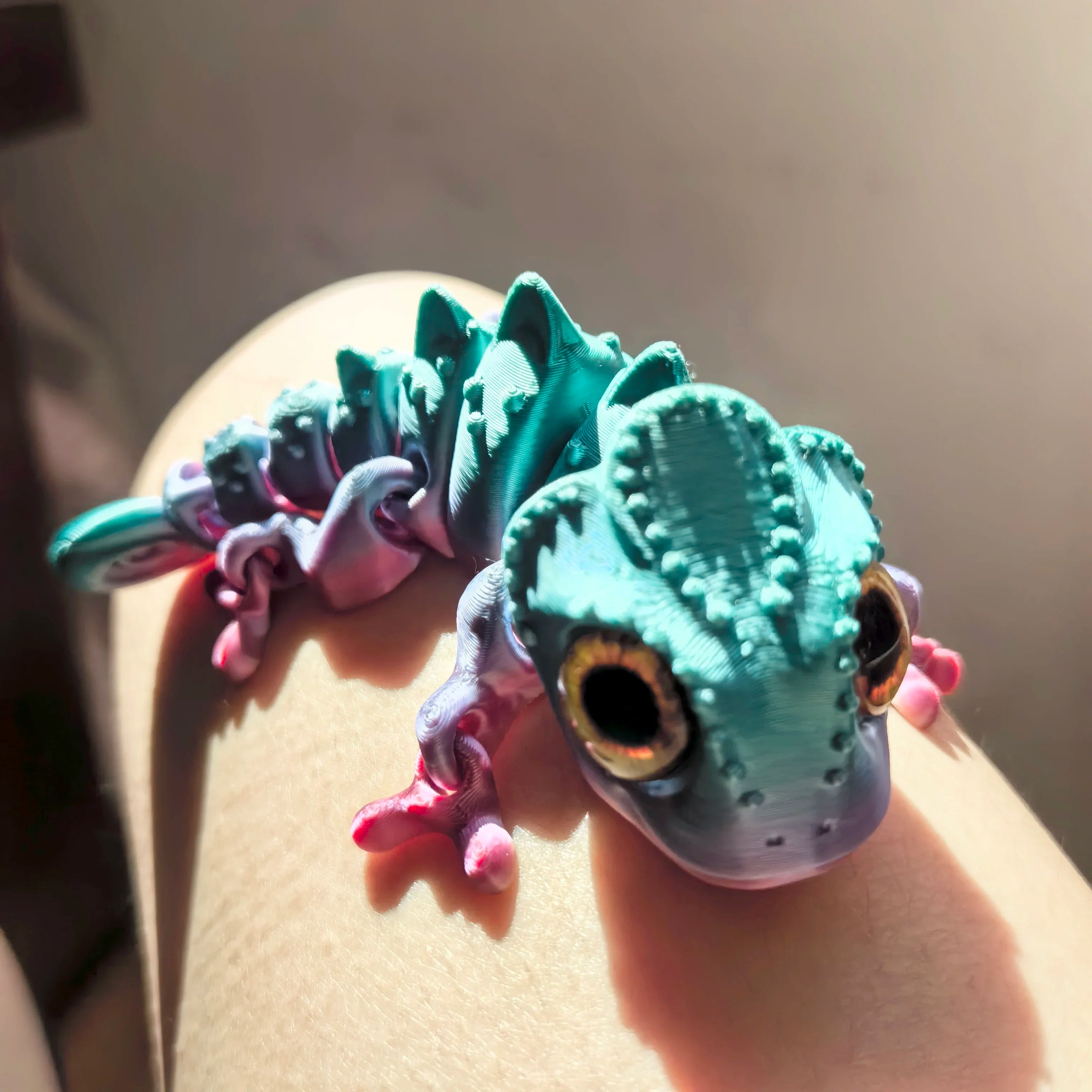 CowLost | product_id-3d-printing-movable-joint-chameleon-fidget-toy-animal-model-ornament-gift |7