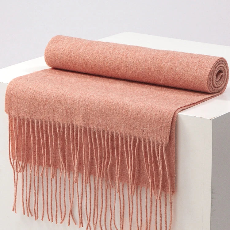 CowLost | winter-pure-long-wool-scarf-women-luxury-brand |21