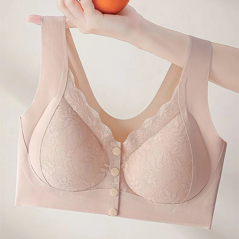 CowLost | product_id-vest-style-front-button-seamless-wire-free-bra-with-adjustable-straps-plus-sizes-for-small-breasts |7