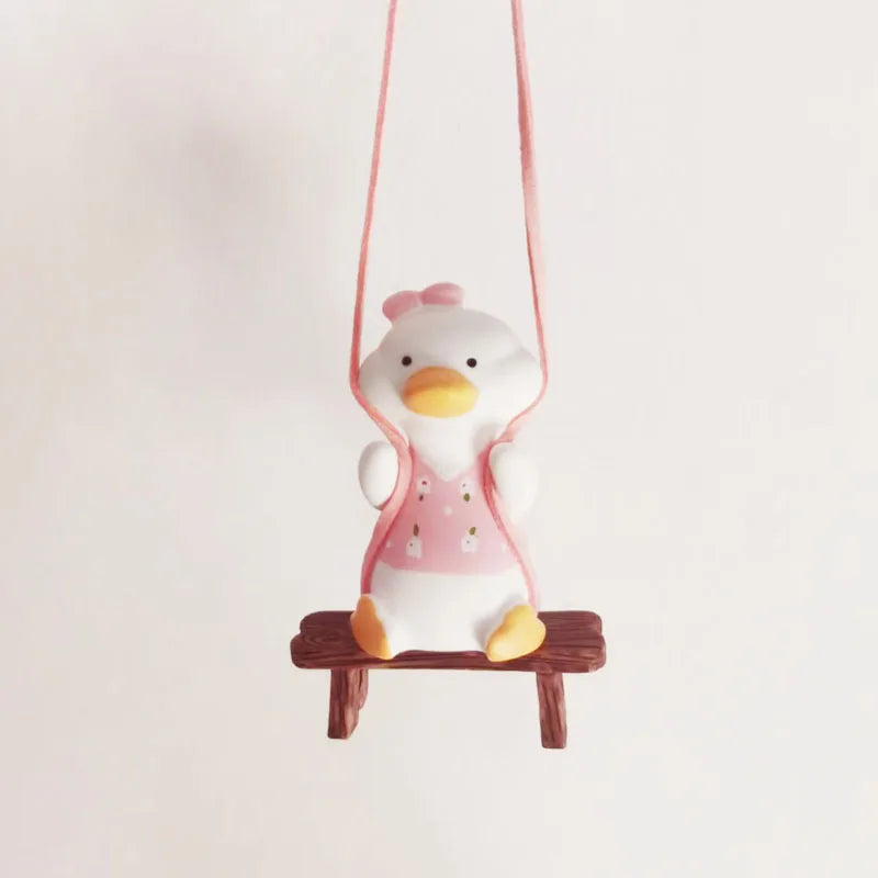 CowLost | product_id-gypsum-bowknot-duck-pendant-car-rearview-mirror-swing-gift |23