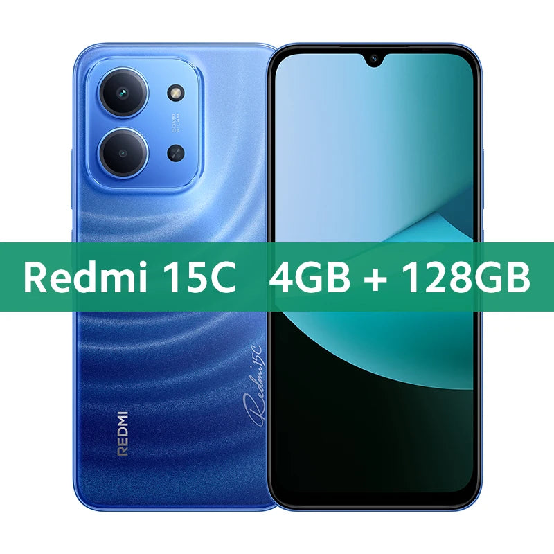 CowLost | redmi-15c-global-version-xiaomi-smartphone-mediatek-helio-g81-ultra-50mp-main-camera-120hz-6-9-dot-drop-display-33w-charging |34