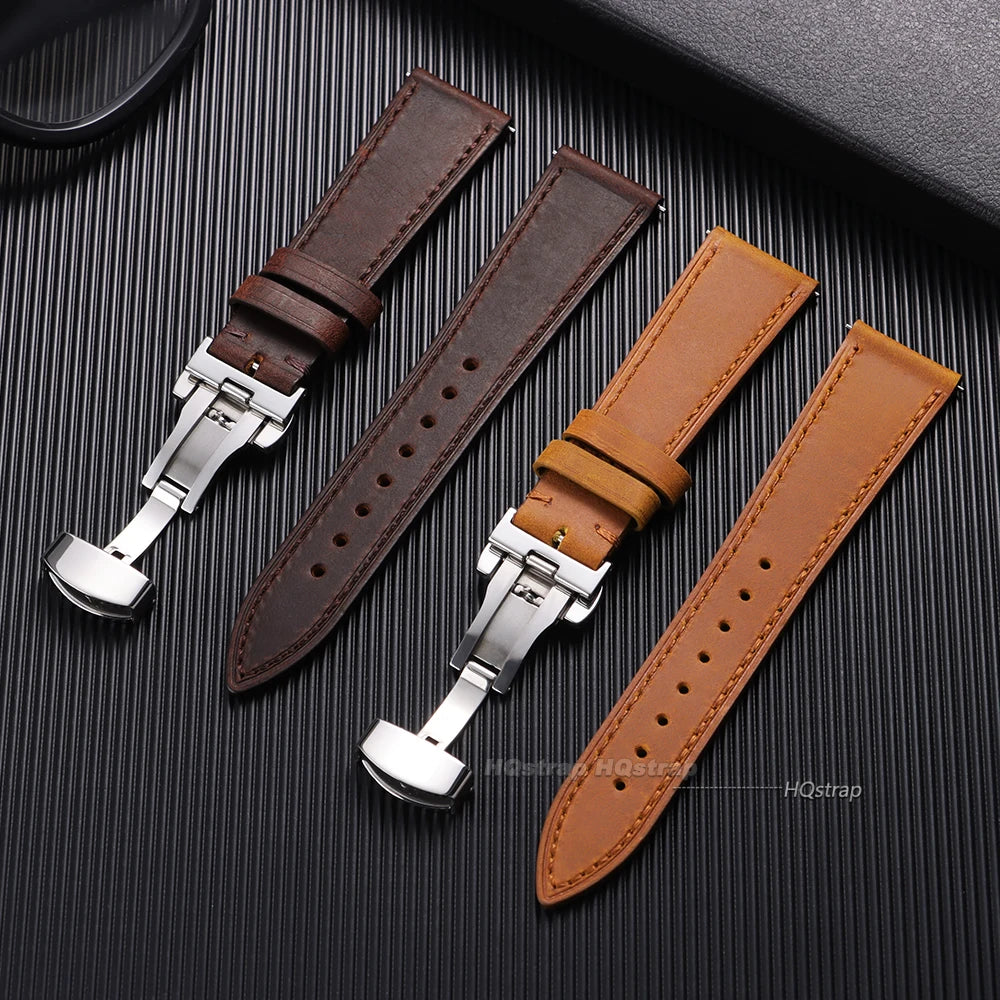 CowLost | bracelets-product_id-cowhide-leather-quick-release-watch-strap-for-seiko-omega-18-24mm-with-butterfly-buckle |3