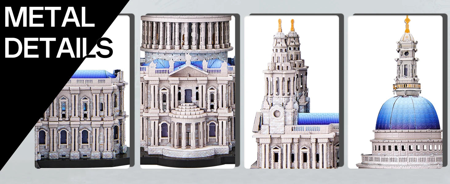 CowLost | fencing-barriers-piececool-3d-metal-model-kit-st-pauls-cathedral-puzzle-diy-craft |10