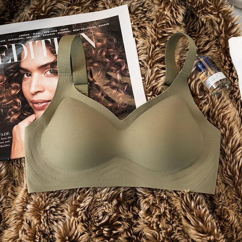 CowLost | product_id-plus-size-seamless-wire-free-push-up-bra-with-adjustable-straps-m-3xl |9