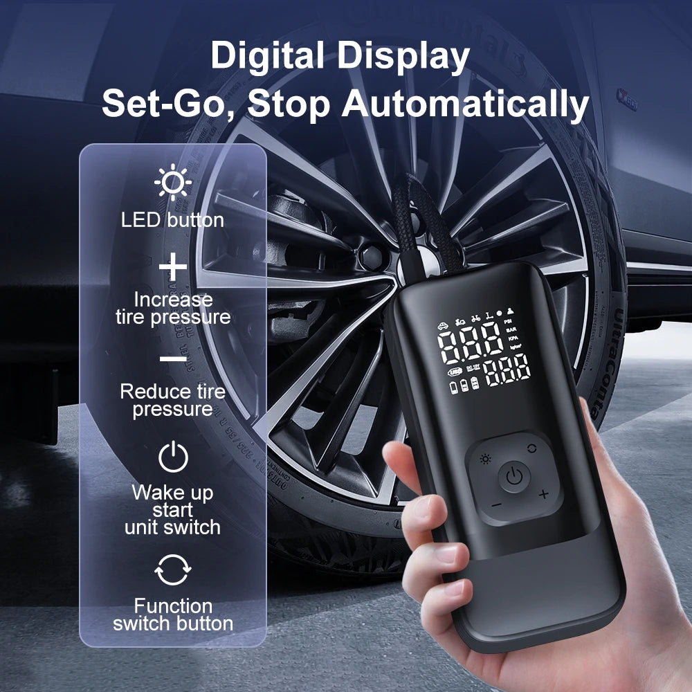 CowLost | motorcycle-tires-product_id-wireless-portable-car-air-pump-electric-tire-inflator-with-lcd-display-for-car-motorcycle-bicycle-ball |3