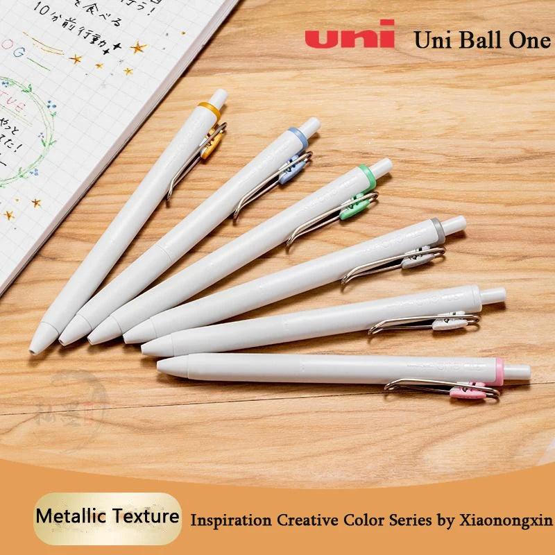 CowLost | product_id-uni-ball-one-gel-pen-1-or-3pcs-white-gold-silver-smooth-ink |1