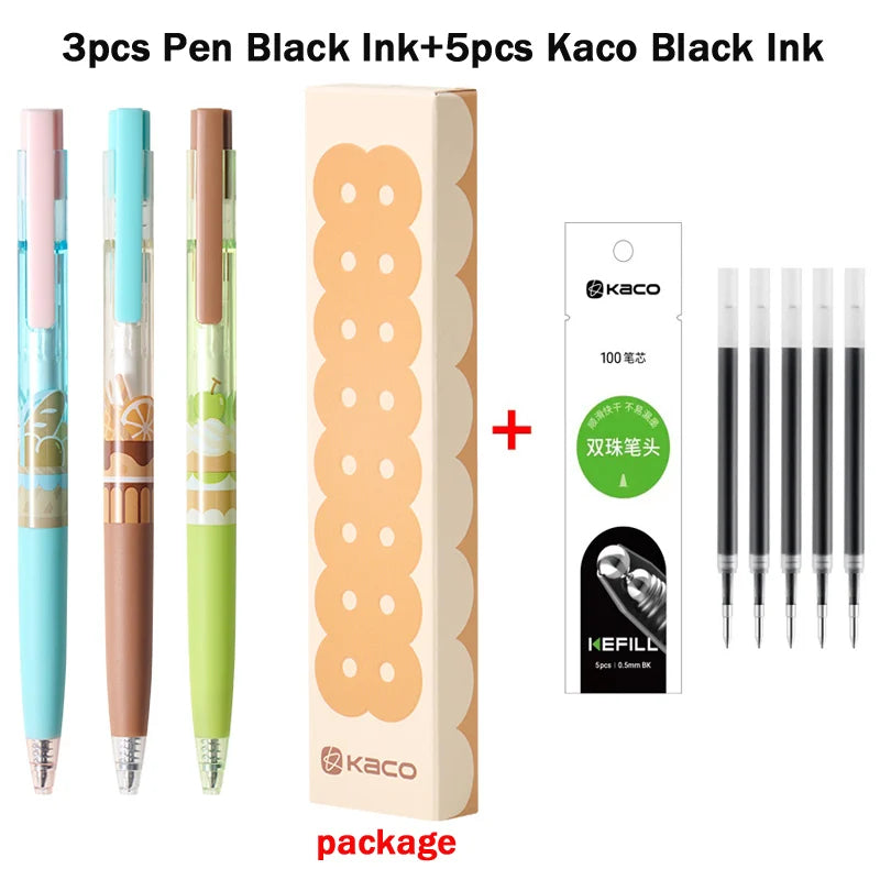 CowLost | product_id-kaco-3-pack-afternoon-tea-gel-pens-0-5mm-retractable-quick-dry-smudge-proof-ink |26