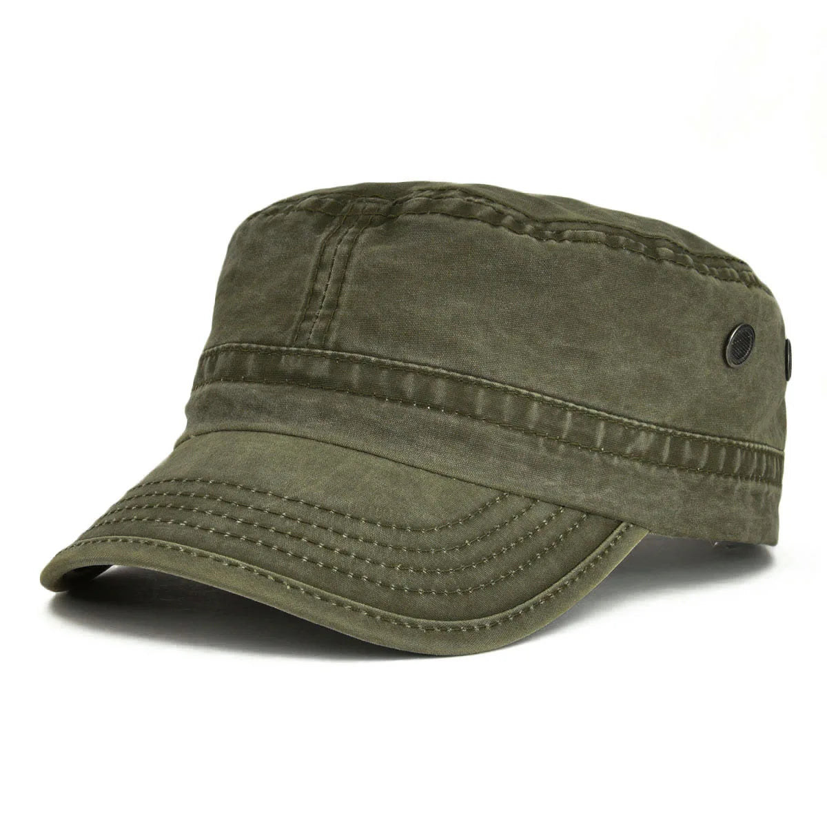 CowLost | voboom-denim-army-cap-men-washed-cotton-bucket-hat |11