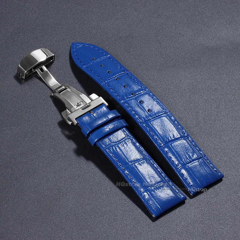 CowLost | product_id-genuine-calfskin-leather-watchband-14-24mm-folding-buckle-unisex-strap-for-business-watches |15