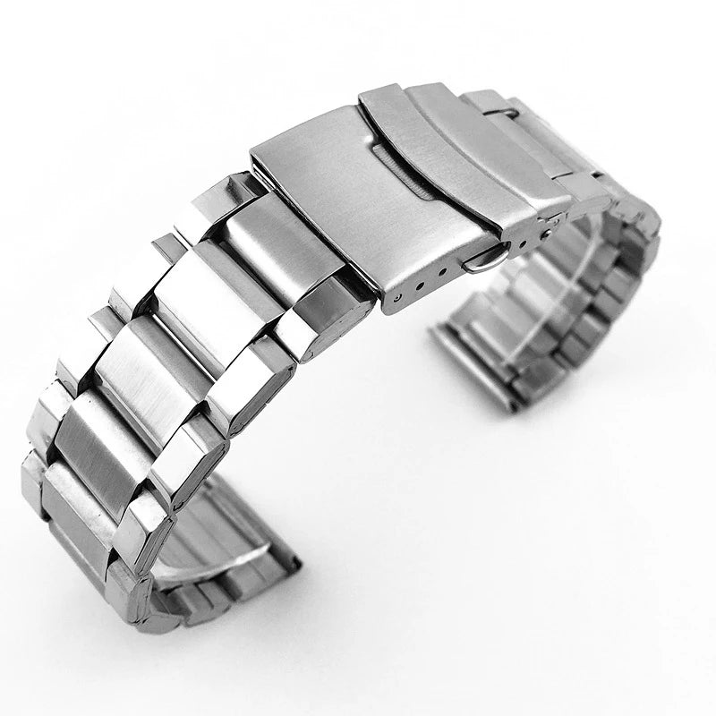 CowLost | product_id-universal-stainless-steel-flat-end-watchband-for-seiko-and-rolex-watches |21