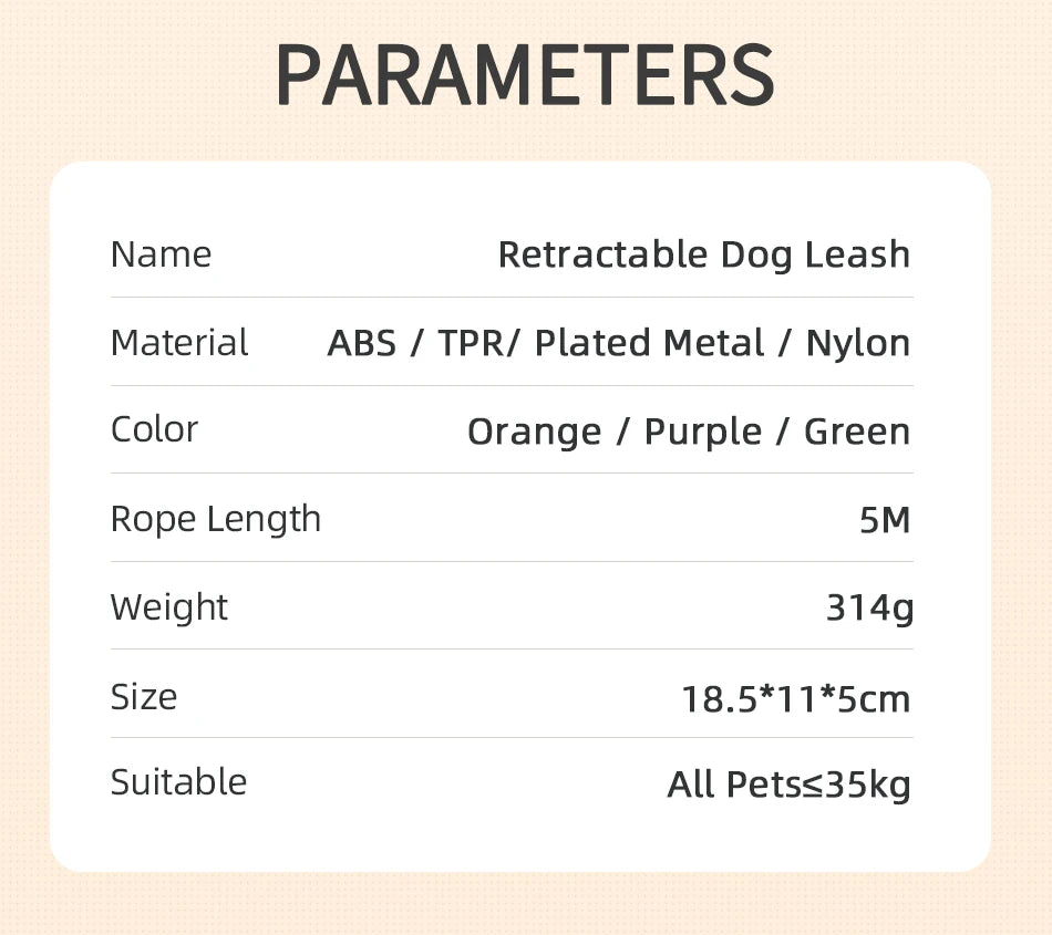 CowLost | dog-diapers-rojeco-5m-led-retractable-dog-leash-with-light-straps |18