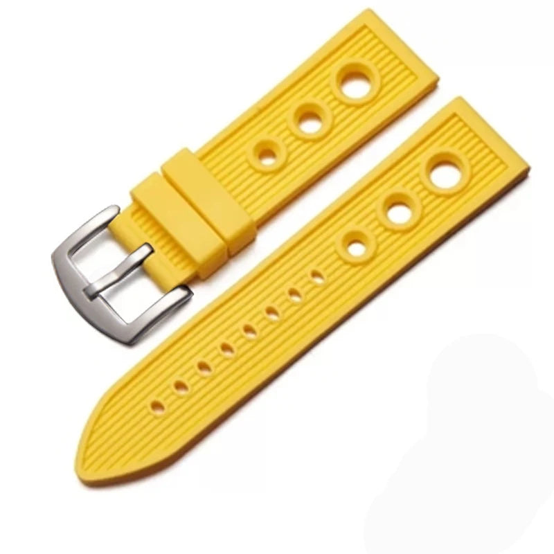CowLost | product_id-22mm-waterproof-breathable-silicone-wrist-strap-for-rolex-and-seiko-watches |26