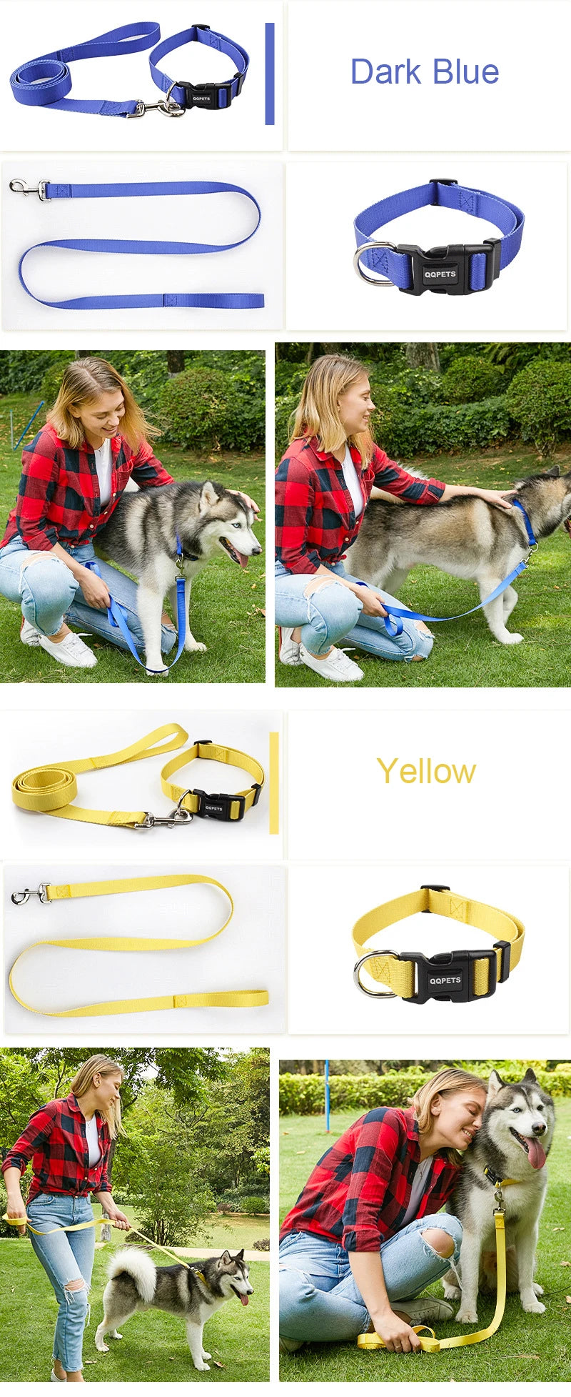 CowLost | dog-diapers-adjustable-nylon-dog-collar-and-leash-set |12