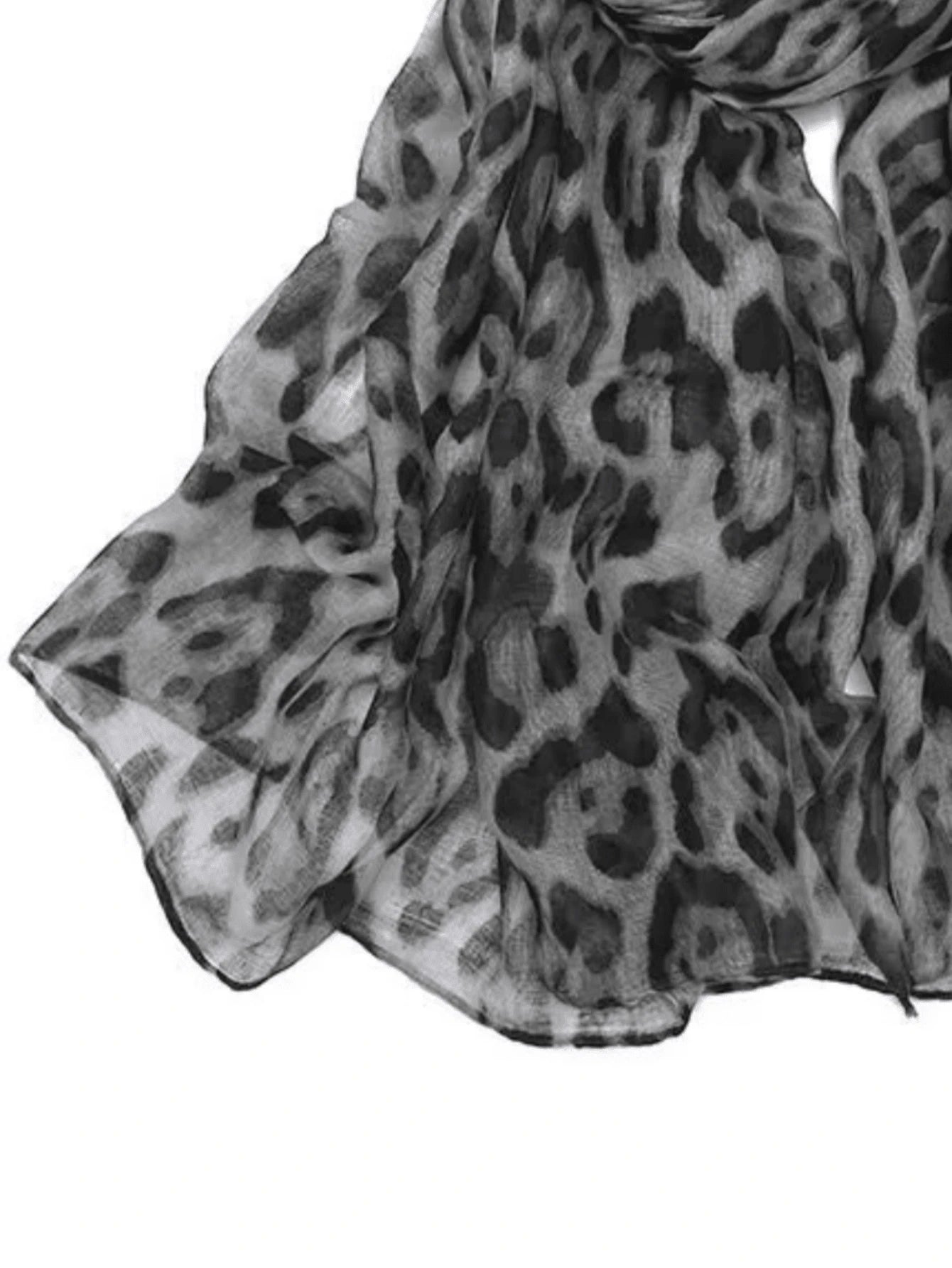 1PC Women's Scarves Bohemian Leopard Print Hijab Scarf