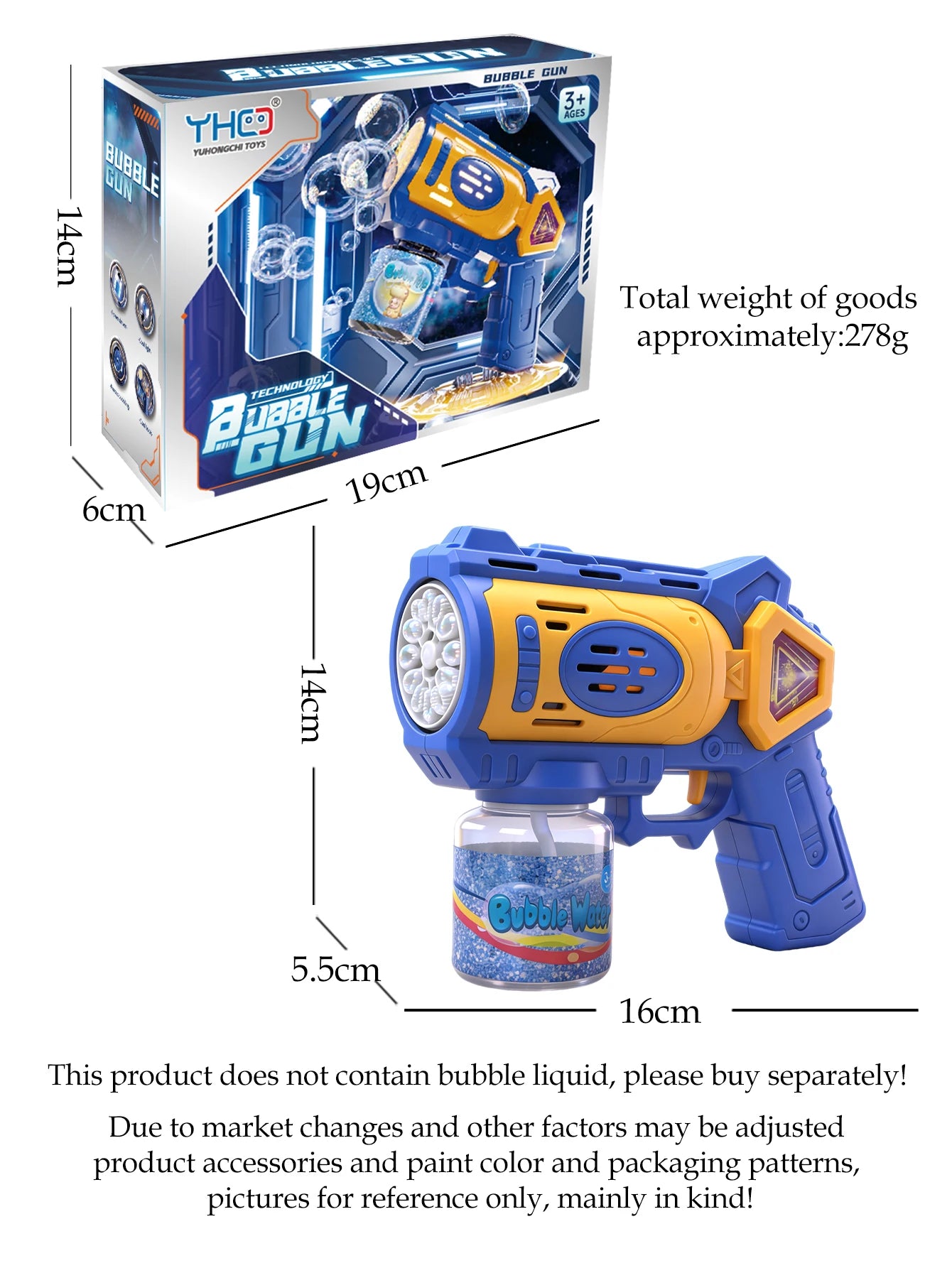 CowLost | product_id-electric-bubble-gun-toy-with-led-light-for-kids-outdoor-summer-game-no-bubble-liquid |12