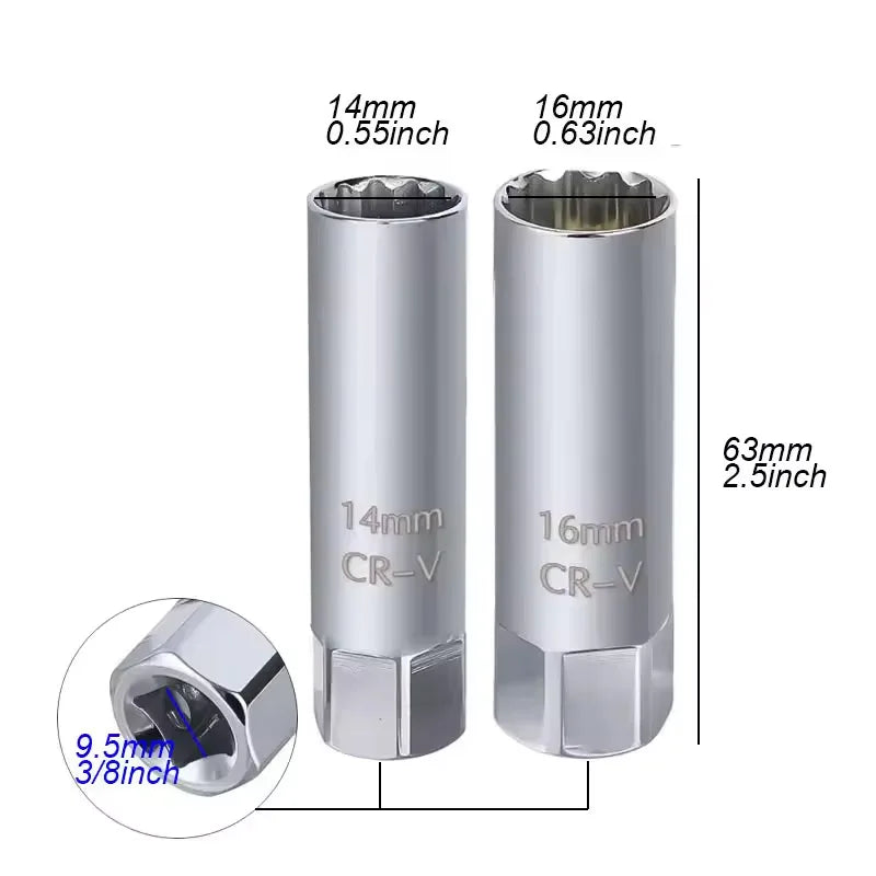 CowLost | product_id-spark-plug-socket-wrench-adapter-14-16mm-repair-removal-tool-kit |2