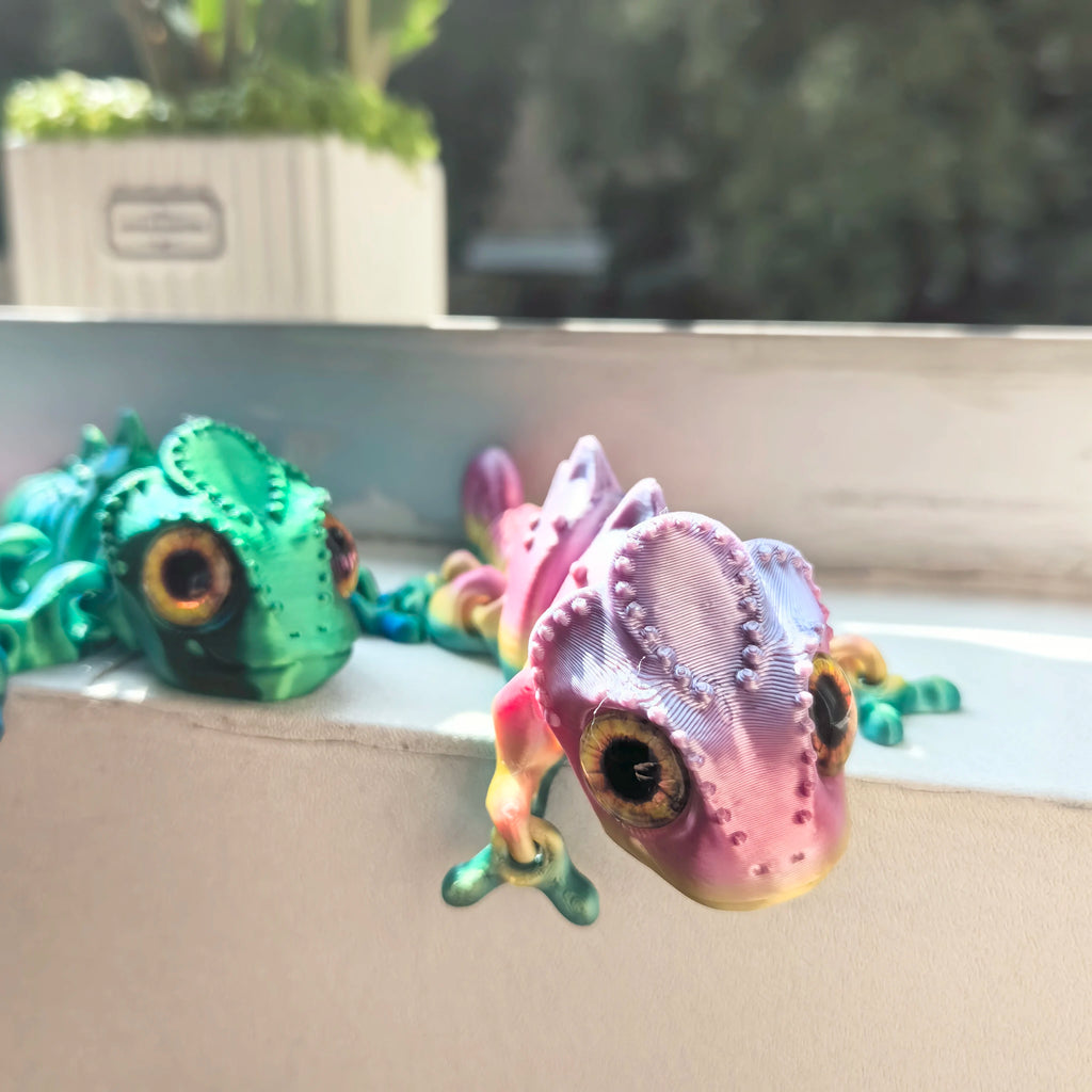 CowLost | product_id-3d-printing-movable-joint-chameleon-fidget-toy-animal-model-ornament-gift |6