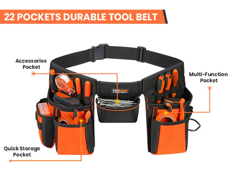CowLost | product_id-adjustable-tool-belt-for-men-nail-holster-utility-waist-holder-for-contractors-and-mechanics |9
