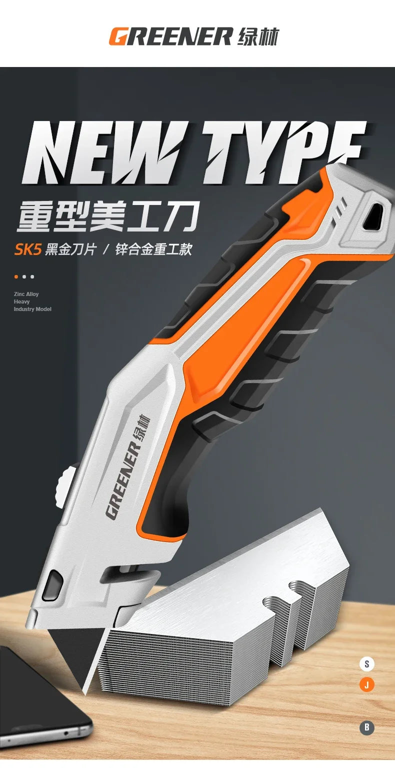 CowLost | product_id-greener-heavy-duty-zinc-alloy-cutter-knife-with-3-extra-blades-multi-functional-estilete-profissional-tool |7