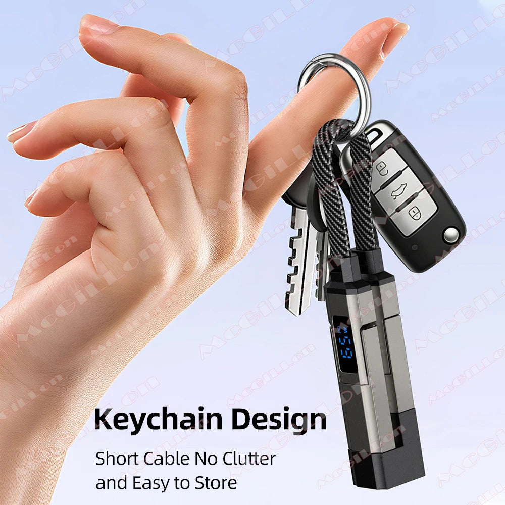 CowLost | product_id-65w-4-in-1-super-fast-charging-keychain-cable-with-digital-display-for-iphone-17-samsung |8