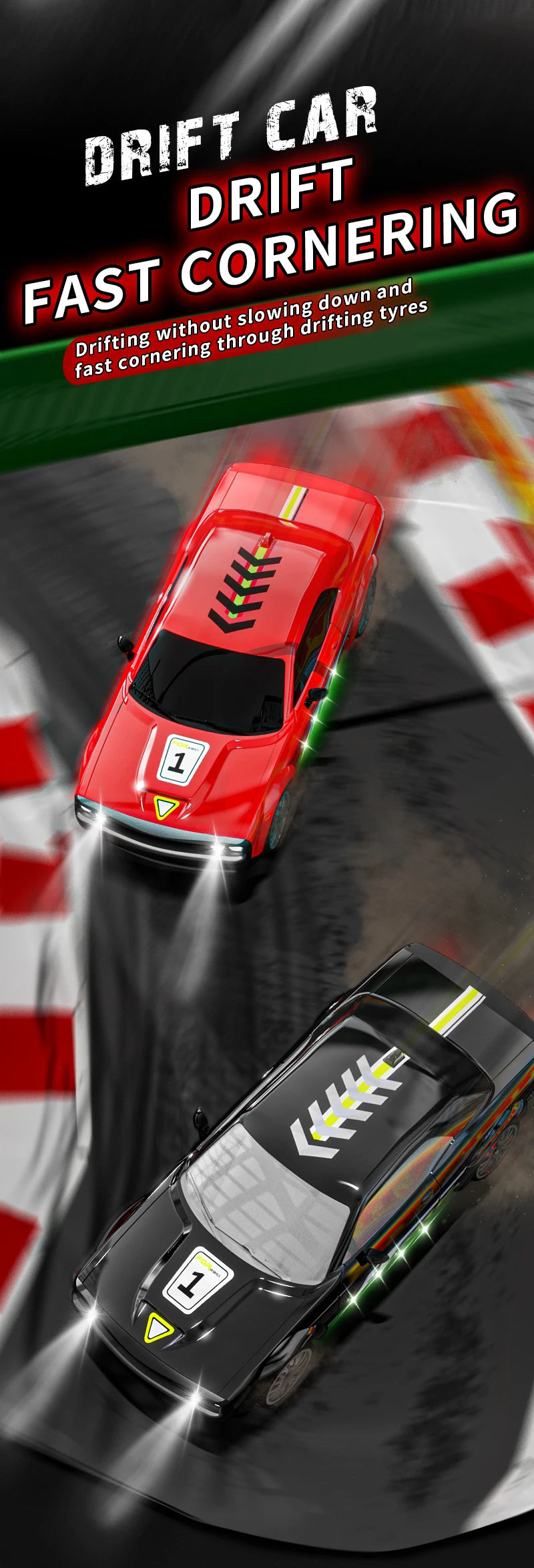 CowLost | fencing-barriers-dodge-hellcat-1-16-4wd-high-speed-remote-control-drift-car |10