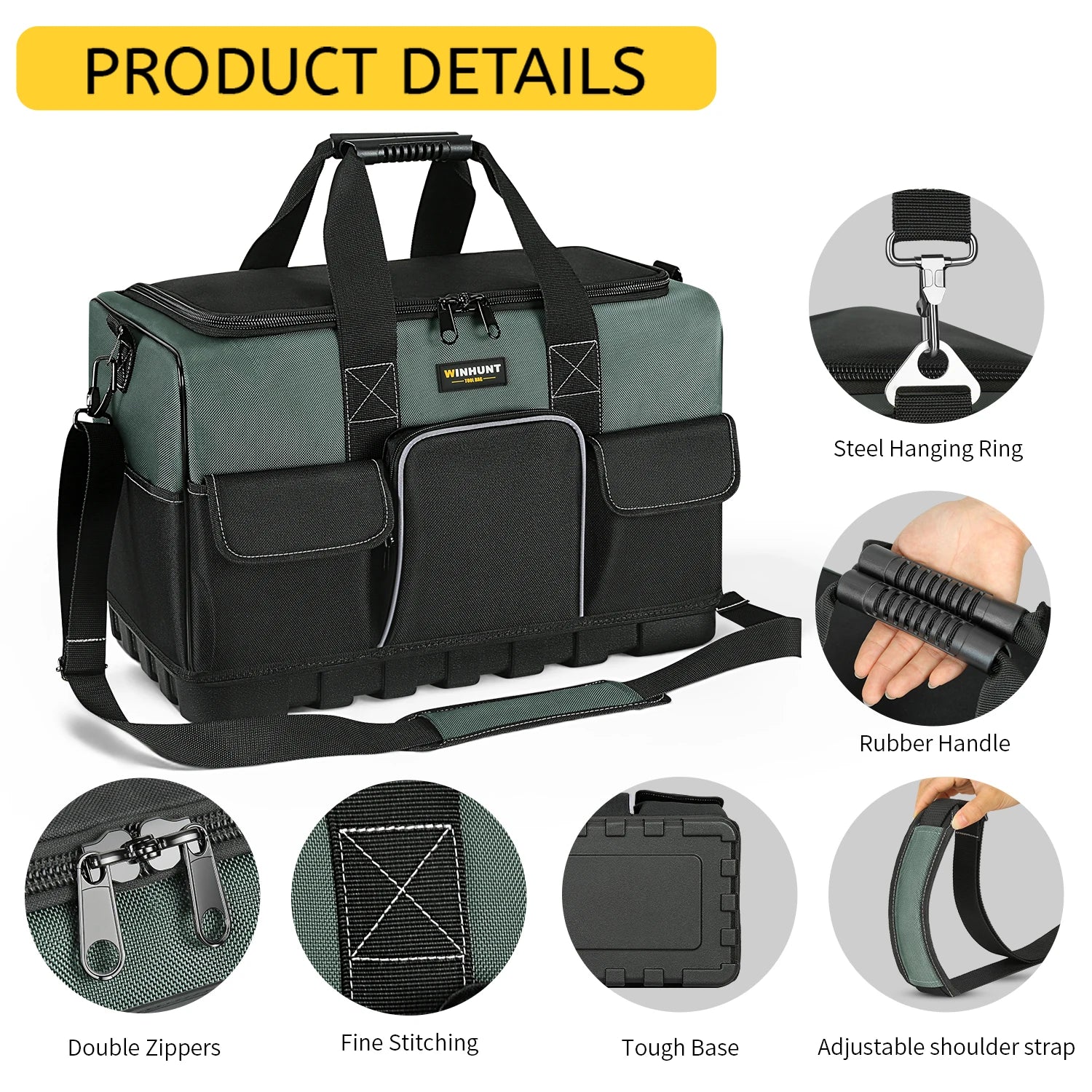 CowLost | product_id-winhunt-18-20-wide-mouth-tool-bag-with-hard-molded-base-and-adjustable-shoulder-strap |5