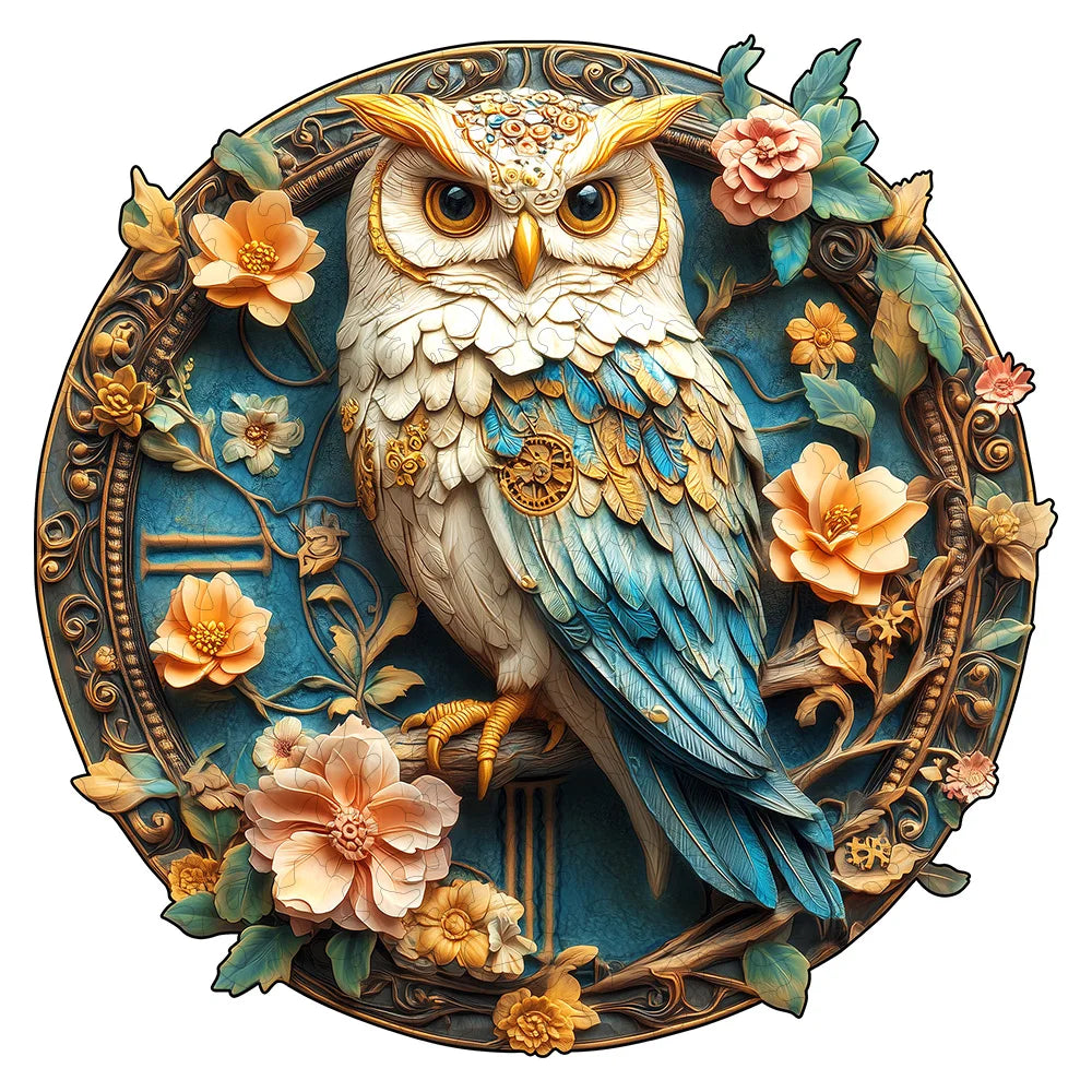 CowLost | product_id-wooden-parrot-flower-jigsaw-puzzle-for-adults-medium-irregular-pieces-unique-animal-shape |1