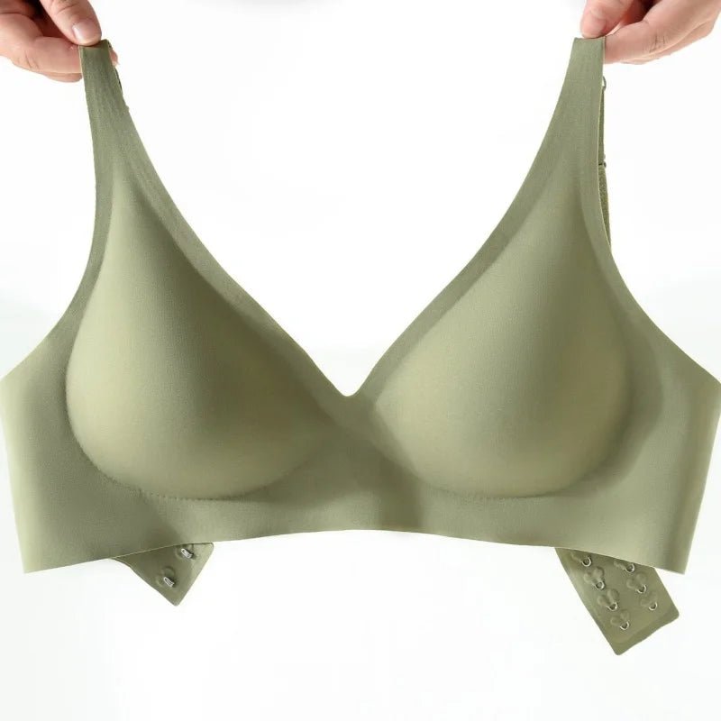 CowLost | product_id-2pcs-seamless-wireless-push-up-bras-soft-padded-deep-v-bralettes-s-3xl |6