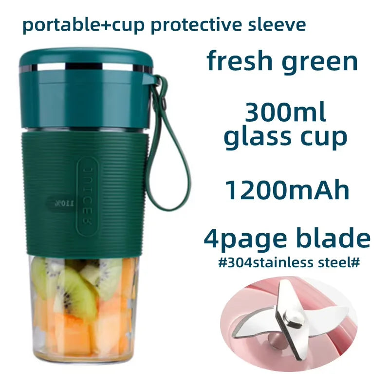 CowLost | product_id-portable-usb-rechargeable-mini-smoothie-blender-juicer-with-glass-cup |10