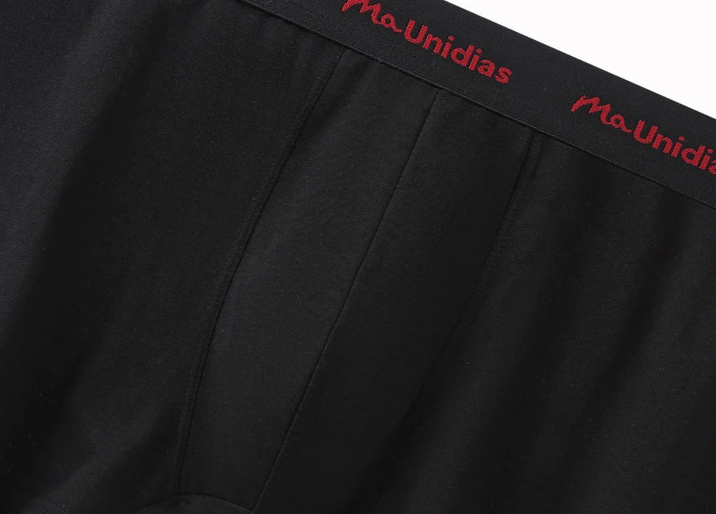 CowLost | 4pcs-solid-color-mens-boxer-briefs-cotton |7
