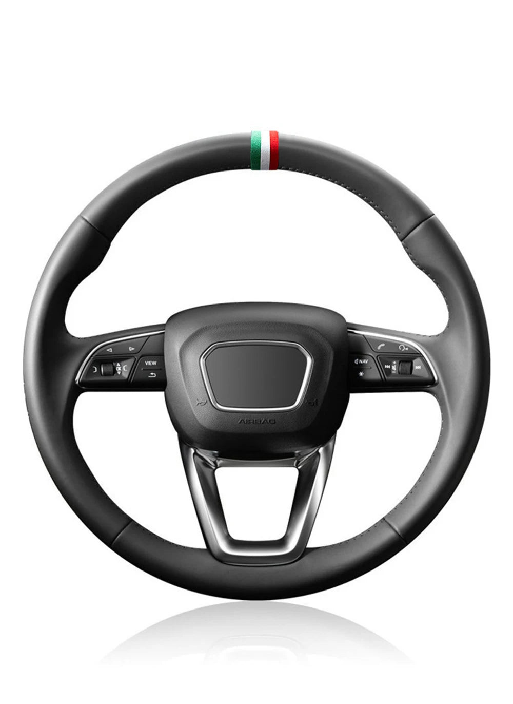 CowLost | product_id-italy-super-suede-universal-car-steering-wheel-booster-with-center-line-marking-flannel-interior-accessory |12