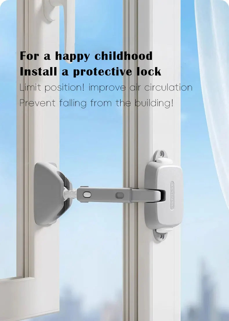 CowLost | aibedila-window-safety-door-lock-buckle-childen-protection-high-rise-anti-fall-windproof |7