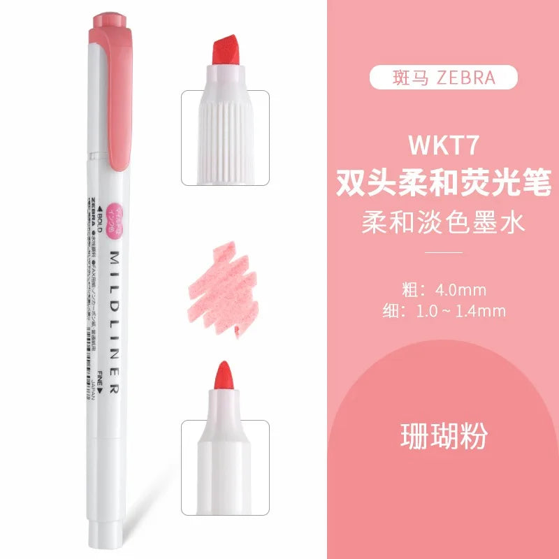 CowLost | product_id-zebra-wkt7-mildliner-dual-tip-highlighter-japanese-stationery-1pc |13