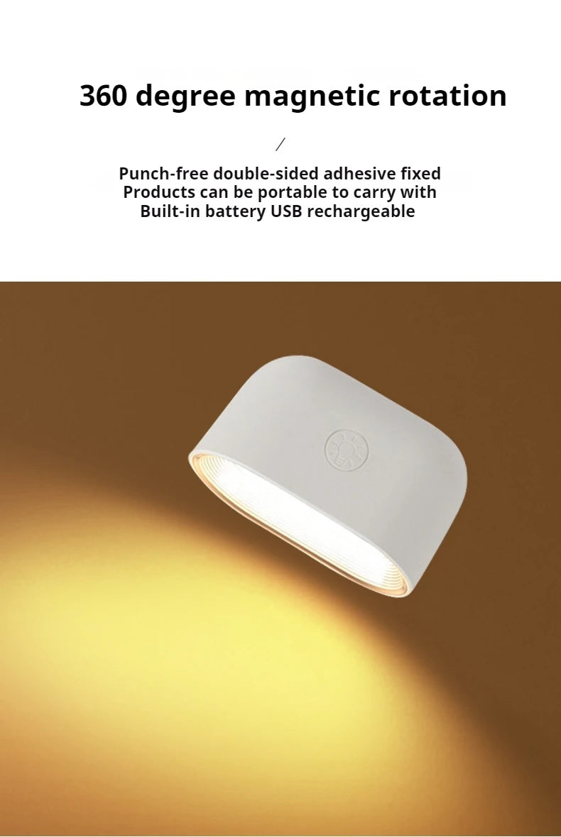 CowLost | product_id-rechargeable-led-wall-light-with-360-rotation-magnetic-touch-remote-control |15