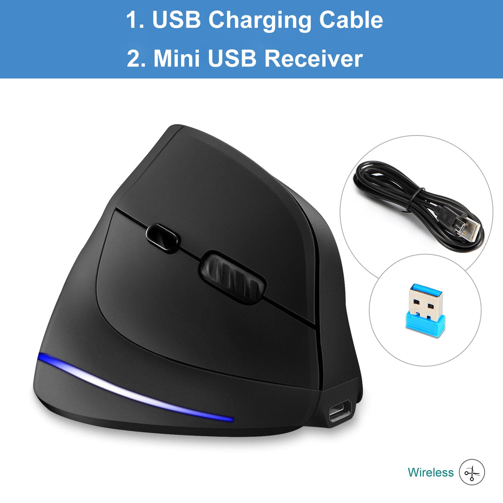 CowLost | lefon-wireless-vertical-mouse-rechargeable-ergonomic-mouse-rgb-optical-usb-game-mice-for-windows-mac-2400-dpi-2-4g-for-pubg-lol |16